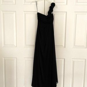 Eureka One Shoulder Dress Black Prom Dress